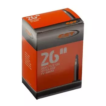 Камера велосипедная CST, 26x1.75/2.125, Presta 48mm, IB63994200