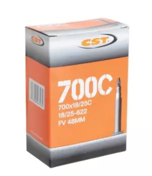 Камера велосипедная CST, 700x18-25, VP 48 mm