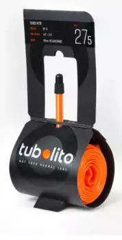 Камера велосипедная ELVEDES, Tubo-MTB-27,5, 1.8-2.4, легкая, под дисковый тормоз, нипель 42 мм, вес 82 г, 33000001