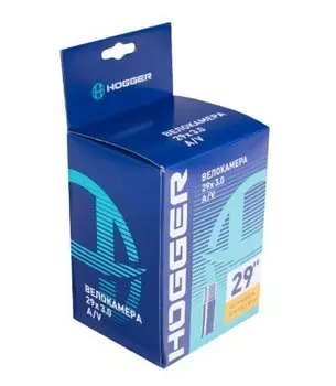 Камера велосипедная HOGGER 29"х 3,0 AV, бутиловая, TBHG-29-30AV HOGGER