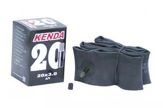 Камера велосипедная KENDA 20", авто нипель, 3.00 (68-406), широкая, 5-514432