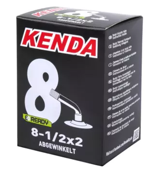 Камера велосипедная KENDA 8,5" 2,00 (49-225), автониппель, изогнутость 45`, 5-511808
