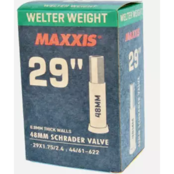 Камера велосипедная MAXXIS WELTER WEIGHT, 29"X1.75/2.4, 44/61-622, 0.8 мм, LSV48 (B-C), EIB00140700