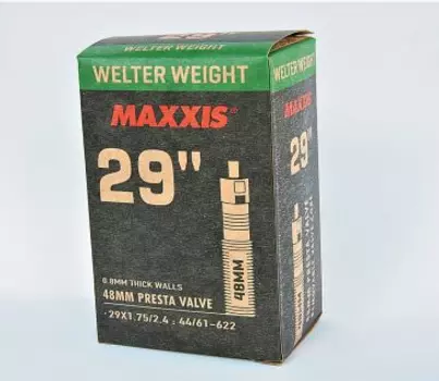 Камера велосипедная MAXXIS WELTER WEIGHT, 29"X1.75/2.4, 44/61-622, 0.8 мм, LFVSEP48 (B-C), EIB001406