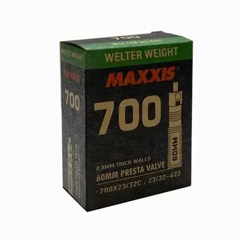 Камера велосипедная MAXXIS WELTER WEIGHT, 700X23/32C (23/32-622), 0.8 мм, LFVSEP60, EIB00136200