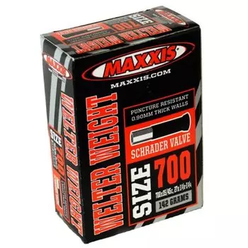Камера велосипедная Maxxis Welter Weight, 700x35/45C, 0.8 мм авто ниппель, EIB94199000