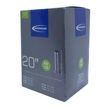 Камера велосипедная SCHWALBE AV7D, DOWNHILL, TR4, 20" (54/75-406), автониппель IB 40 mm, 05-10415740