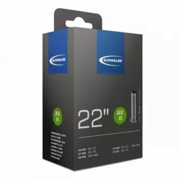 Камера велосипедная SCHWALBE AV8, 22" (28/44-484/501), автониппель IB AGV 40 mm, 05-10417310