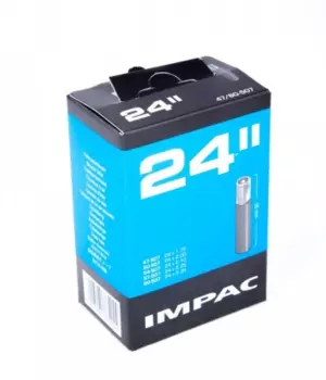 Камера велосипедная Schwalbe IMPAC AV24", 40/60-507, 24х1,5-2,35, автовентиль 35 mm, 70400050
