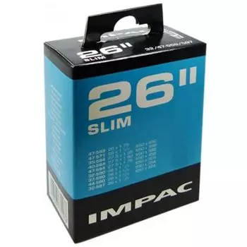 Камера велосипедная Schwalbe IMPAC AV26"Slim, 32/47-559/597, IB AGV 40мм, 70400450