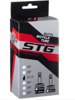Камера велосипедная STG, 27,5Х1,95/2,125", автониппель 48 мм, бутил, Х82421