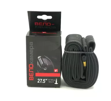 Камера велосипедная SUNCHASE, 27.5x1.9/2.10, A/V 48 мм, бутиловая резина, автониппель