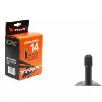 Камера велосипедная TRIX 14"x 1.95/2.125 AV, TBTX-14-195AV TRIX