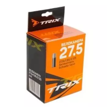 Камера велосипедная TRIX 27,5"x 1,95/2,125, AV, TBTX-27-195AV TRIX