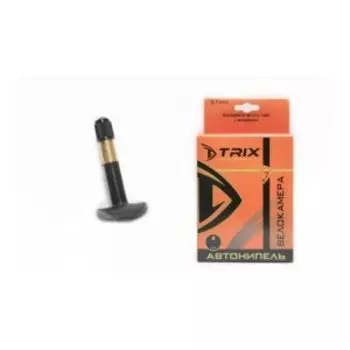 Камера велосипедная TRIX, 28х 1,75, AV, без упаковки, черный, 9693