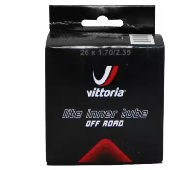 Камера велосипедная VITTORIA MTB Lite, 26x1.70/2.35, AV schrader 48 mm, 1Z1.2I6.A4.47.111BX