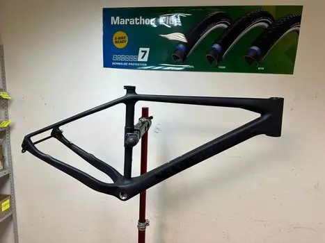 Карбоновая рама NEXTIE, для фэтбайка, размер L (19"), задняя ось и рулевая колонка, NXTFF01_L_19