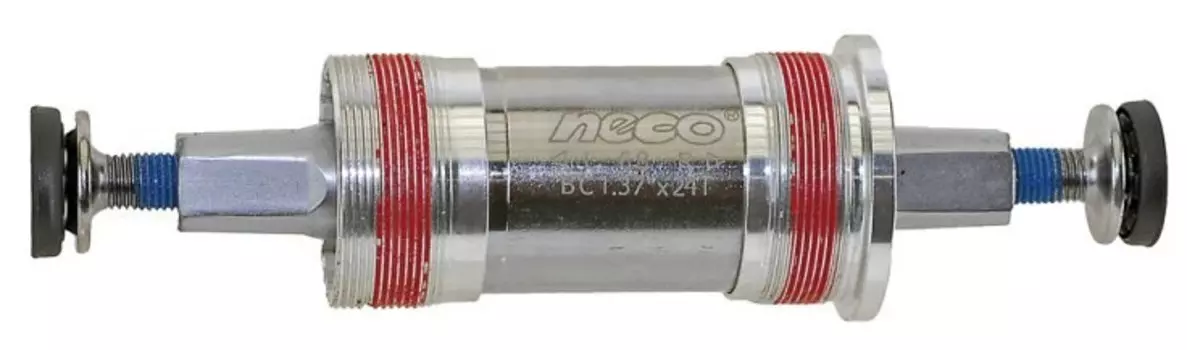 Каретка-картридж NECO корп. 68мм алюм. чашки герм. подш. 107,5/20,5мм вал Cr-Mo фикс. резбы, 5-359260