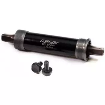 Каретка-картридж велосипедная NECO, FAT BIKE, корпус 100 мм, вал 159,5 мм, BSA 1.37"X24Tмм, сталь, 6-210159