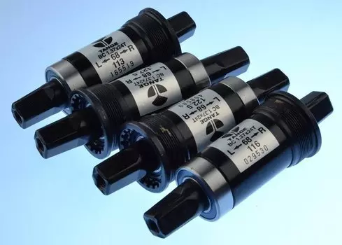 Каретка-картридж велосипедная Tange 3912, 68х116мм, под квадрат, в комплекте с болтами, Tange LN-3912, 68х116мм