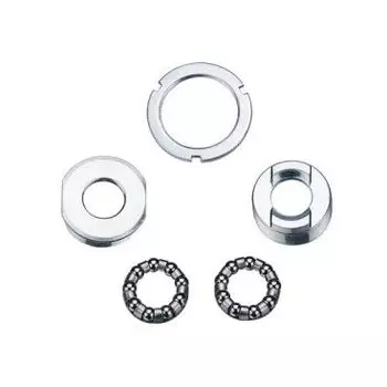 Каретка NECO B882, BSA 1.37”x 24T, R/L, сталь, 5 частей, чашки, контргайка, 1/4”x9x2 шт, B-882 R/L