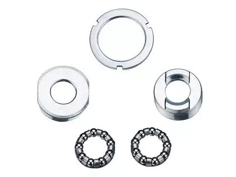 Каретка NECO B882, BSA 1.37”x 24T, R/L, сталь, 5 частей, чашки, контргайка, 1/4”x9x2 шт, B-882 R/L