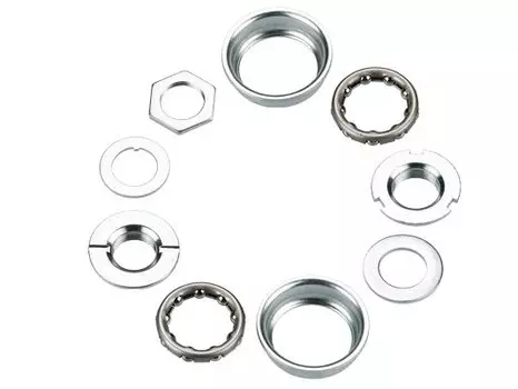 Каретка NECO B889, диаметр 51,5 мм, 24T , подшипники 5/16"x9x2шт, BMX, Freestyle