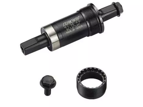 Каретка NECO B910, под квадрат, BSA 1.37”x 24T, R/L, 68/116мм, MTB, ATB, Road, B910-116BOX