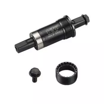 Каретка NECO B910, под квадрат, BSA 1.37”x 24T, R/L, 68/127,5мм, MTB, ATB, Road, B910-127.5