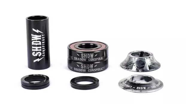 Каретка Shadow Stacked Mid / 19мм (Цвет Polished/Tye Die, 141-06279 19)