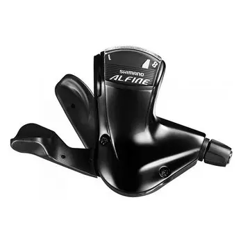 Шифтер Shimano Alfine S7008, правый, 8 скоростей, трос+оплетка, черный, ESLS70082100LL3