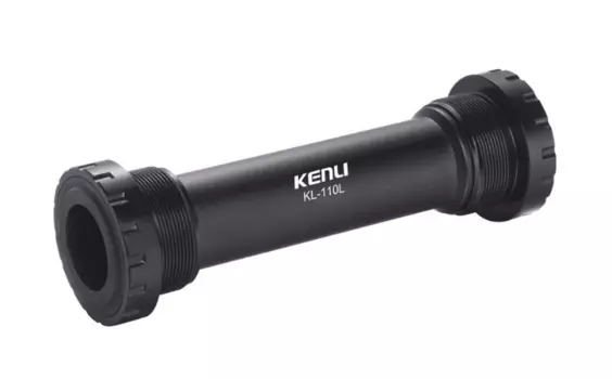 Каретка велосипедная Kenli KL-110L, с внешними подшипниками, под Shimano, для фэт-байка, 110мм, KL-110L-110