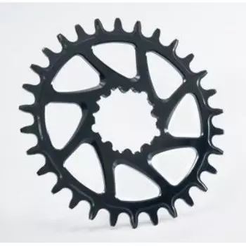 Звезда передняя для велосипеда, Garbaruk SRAM BB30 Round, 28T, цвет черный, 4820028121312