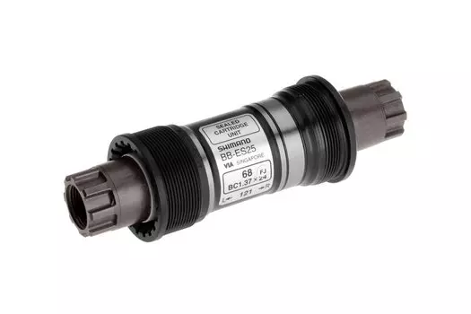 Каретка велосипедная Shimano Alivio / Acera BB-ES25-E, 68x121 мм, резьба BSA, Octalink, без болтов, EBBES25EB21-X