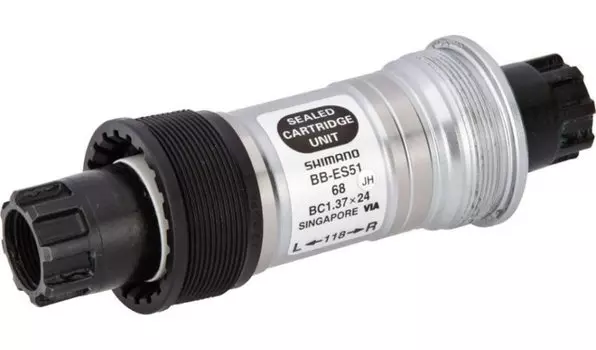 Каретка велосипедная Shimano ES51, 68/118, без болтов EBBES51B18