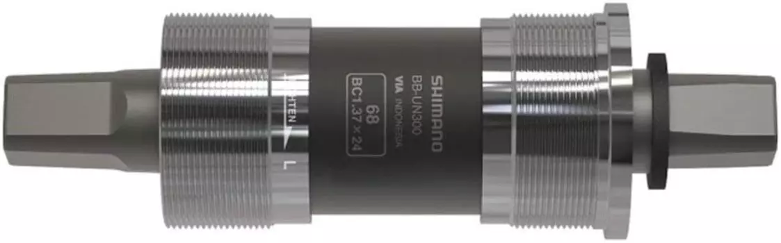Каретка велосипедная Shimano UN300, 68/118 мм, BSA, под квадрат, без болтов, в индивидуальной упаков, EBBUN300B18X
