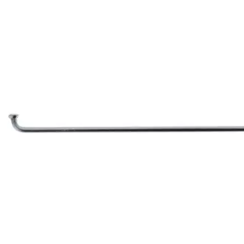 Спица велосипедная, 2,0*188 мм, для 20", нержавеющая сталь, с черным латунным ниппелем Simplex, серебристый, 8-283342