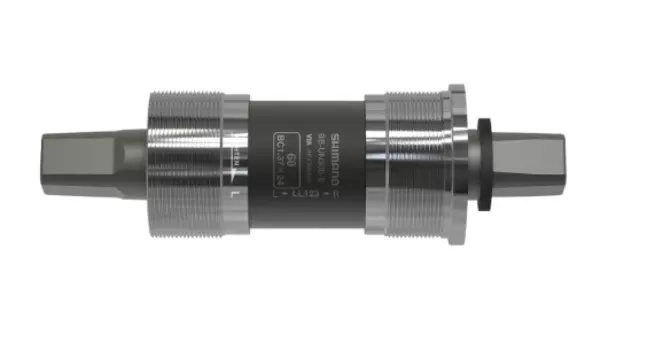 Каретка велосипедная SHIMANO UN300, E-type, 68/122.5 мм (123LL), без болтов, индивидуальная упаковка, EBBUN300EB23X