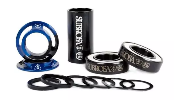 Каретка велосипедная Subrosa Bitchin MiD / 22мм (Цвет Blue/Black, 551-18013 22)