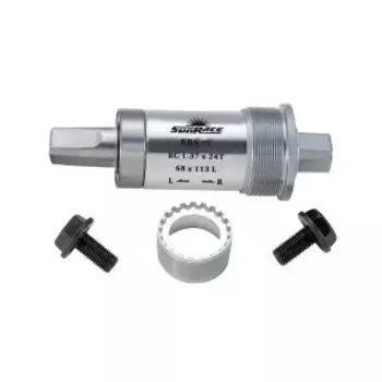 Каретка велосипедная SunRace S18, Square, 68/127, BC1.37, Silver, BBS18.BSUS.SS0