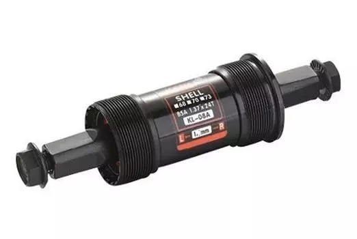 Картридж каретки KENLI KL-08A, MTB, 68/127 мм, под квадрат, стальные чашки, стальной корпус, KL-08A