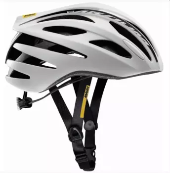 Каска велосипедная MAVIC AKSIUM Elite'19, Белый/черный, 378361