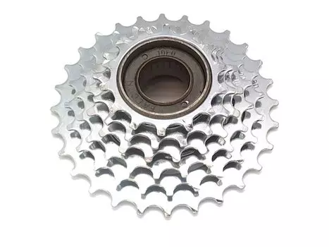 Кассета FALCON FW-685, 6 скоростей, дискретная, 14-16-18-21-24-28T, хромированная, FW-685