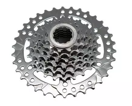 Кассета MONSOON CS7128C 7 скоростей дискретная 11-28T, хромированная, CS7128C