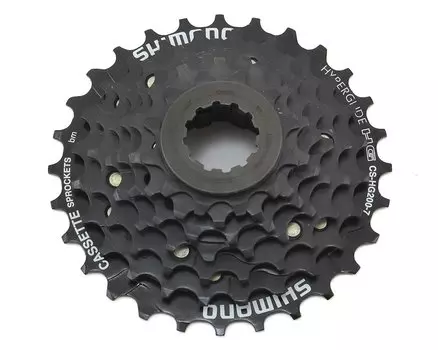Кассета SHIMANO, 7 скоростей, ACSHG2007228 TOURNEY 7х12-28 UG/HG, черно-коричневый, 2-8015