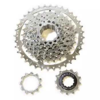 Кассета TRIX, 8 скоростей, зубья 11-36, сталь, хромированная, серебристый, CS-TX-240-8-SL