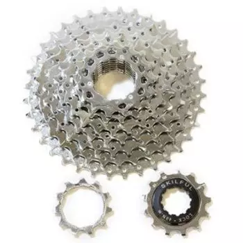 Кассета TRIX, 9 скоростей, зубья 11-36, сталь, никелированная, CS-TX-310-9-NP