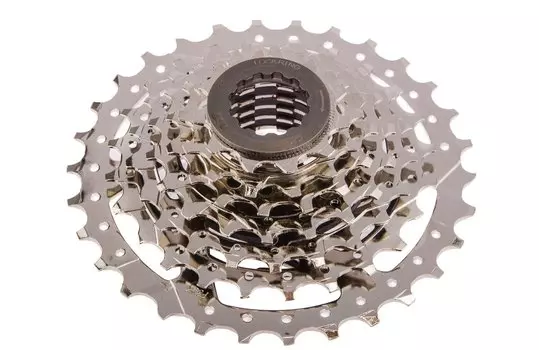 Кассета велосипедная DNP LY-1107CKXN, MTB, 7 скоростей, 11-30Т, сталь оцинкованная, серебристый, 520117, LU090190