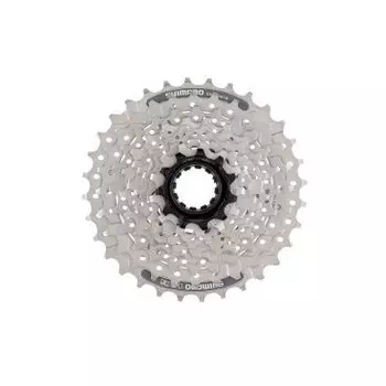 Кассета велосипедная Shimano CS-HG201, 9 скоростей, 11-34T, серебристая, ECSHG2019134