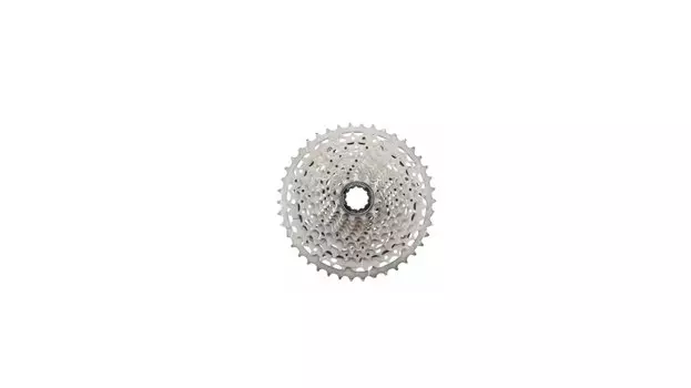 Кассета велосипедная Shimano Deore, M5100, 11 скоростей, 11-42Т, серебристая, без упаковки, KCSM510011142